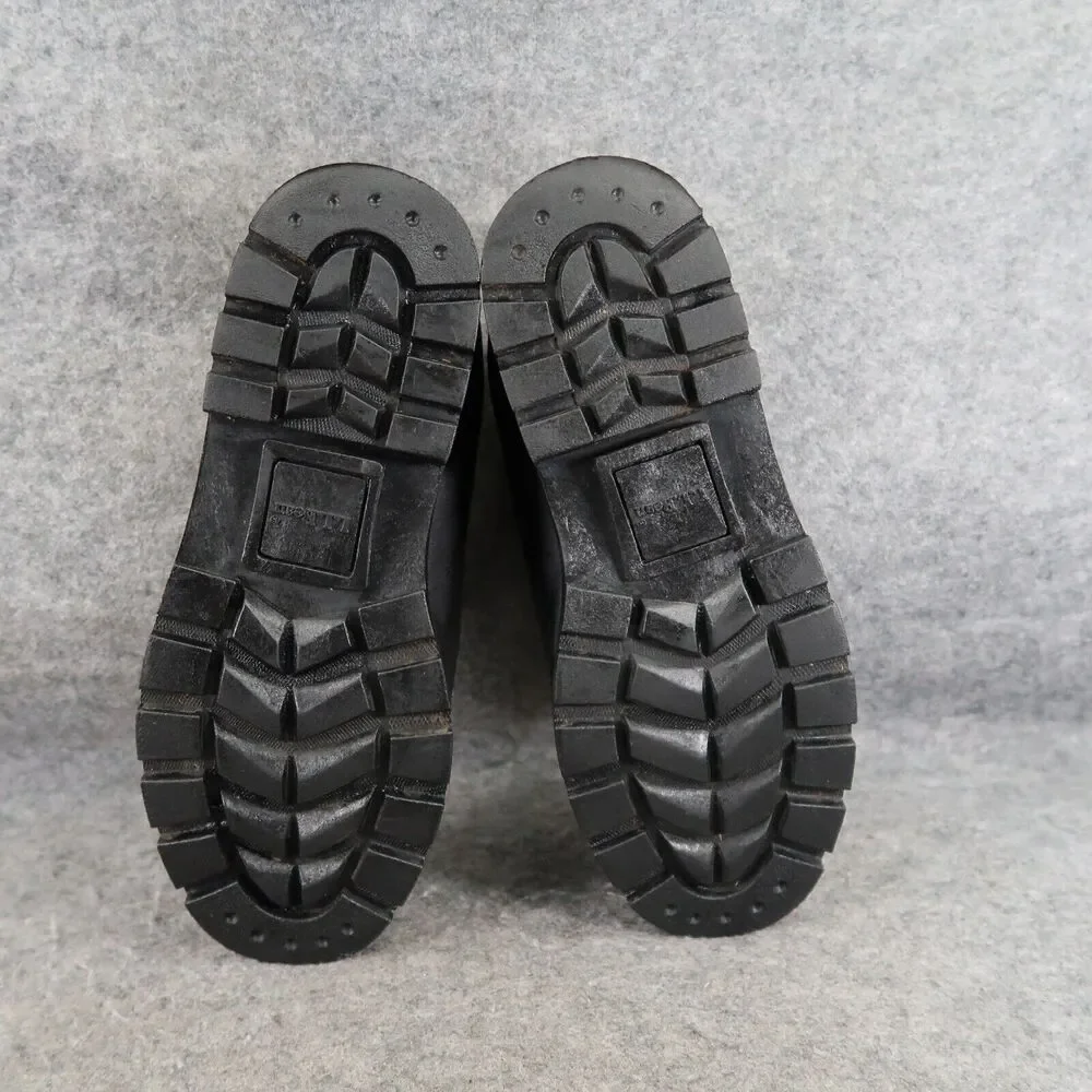 LL Bean Shoes Kids 6 Boots Chelsea Leather Insulated Classic Pull On Lug Sole